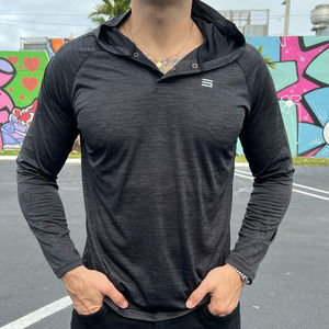 Three Sixty Six Men's Gray Lightweight Hoodie Size Medium